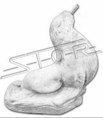 Gartenfigur Figur "Fontaine" 32cm Teichfigur Statue Steinguss