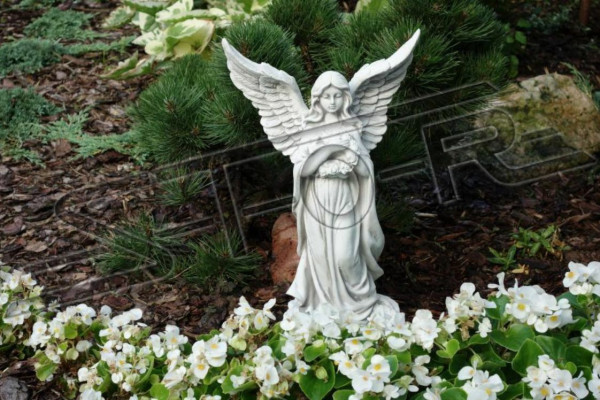 Grabschmuck Grab Stein Dekoration Figur Skulptur Deko Engel Gott Heilig