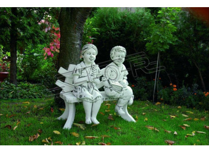 Junge Sitzende Figur Statue Figuren Skulptur Dekorative Statuen Garten