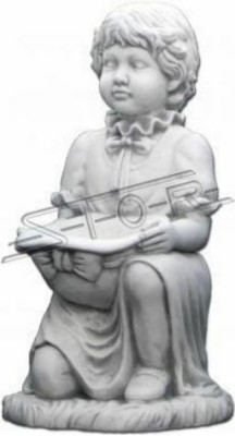 Kind Figur Skulptur Figuren Statue Figur Deko Design Garten Dekoration Terrasse