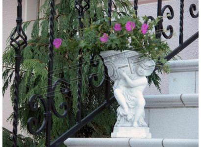 Natur Blumenkübel Pflanz Kübel Dekoration Figur Vasen Blumentöpfe Garten