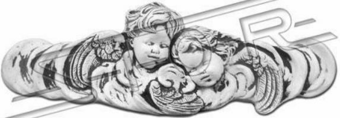 Wandrelief Steinplatte Bild Stein Gemälde Engel Relief Bilder