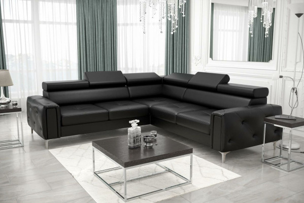 Design Sofa Couch Ecke Multifunktion Polsterung Wohnzimmer L Form Textil Neu