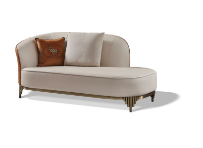 Liege Moderne Leder Komfort Luxus Liegen Liegesessel Relaxliege