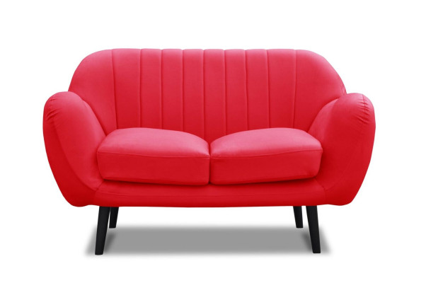 Sofa 2 Sitzer Design Sofas Moderne Polster Stoff Sitz Zweisitzer Leder Neu