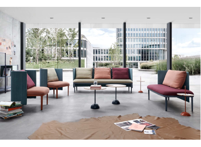 Set Sofa Set 3+1+1+Chaiselounge Couchen Sofas Komplett 4tlg. Büro