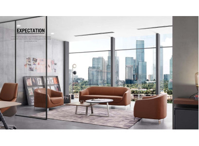 Sofagarnitur 3+1+1 Sitzer Design Couch Polster Sofas Modern Garnitur