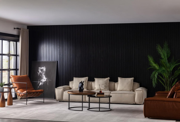 Sofagarnitur 4+3+1 Couch Möbel Set 3tlg. Sitzgarnitur Möbel Wohnzimmer