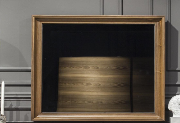 Schöne braune Kommode mit Spiegel für Esszimmer in italienischem Design