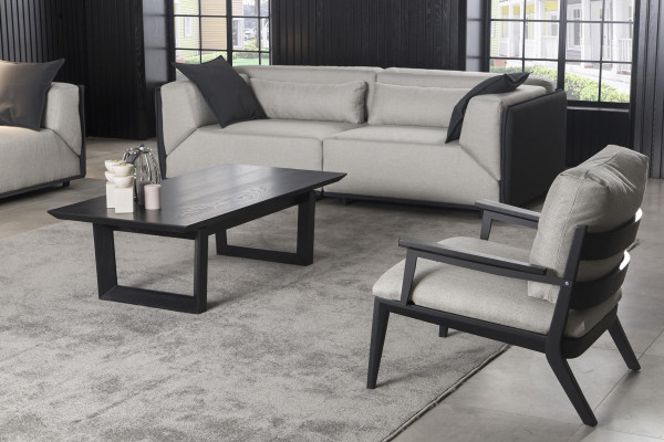 Sofagarnitur 3+1 Sitzer Couch Polster Möbel Couchtisch Sofa Tisch 3tlg. Set