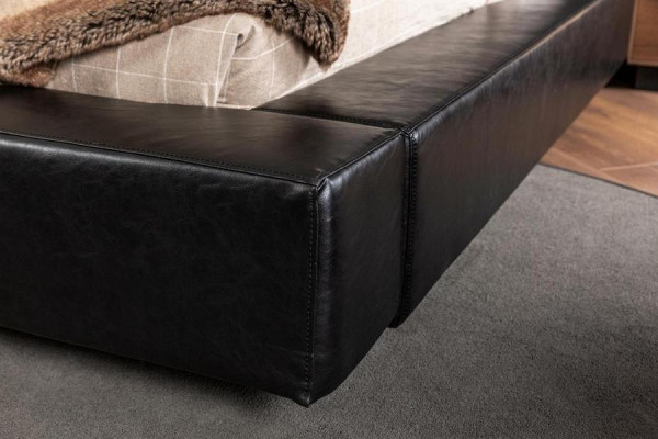 Schlafzimmer Set Bett Braun Kleiderschrank 2x Nachttisch Komplett 4tlg