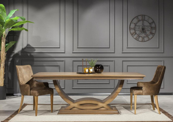 Esszimmer Set Essgruppe Stuhl Set Kommode Anrichte Tisch Garnitur 9tlg