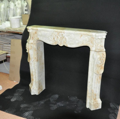 Kamin Verkleidung Umrandung Marmor Stil Dekoration Barock Klassische Kamine Ofen