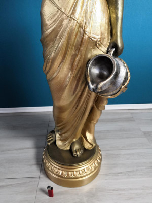Stehleuchte Lampe Leuchte Statue Figur Skulpturen Skulptur Statuen Standlampe