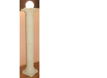 Design Säulenlampe Lampe Leuchte Lampenschirm Dekolampe Säule Stehlampe 6855 Neu