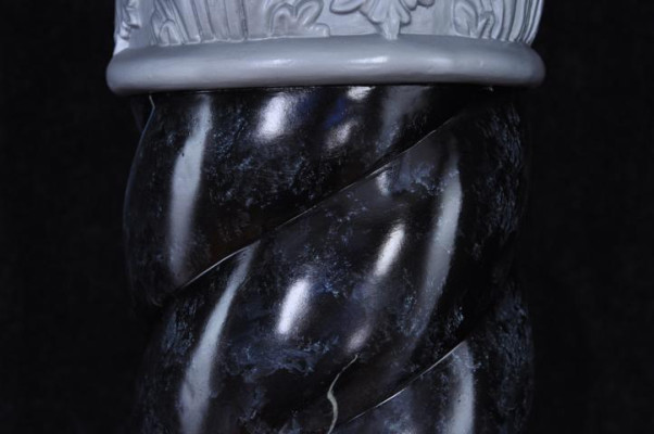 Säule Marmor Stil Dekoration Säulen Statue Skulptur Ständer Skulpturen Deko 1015