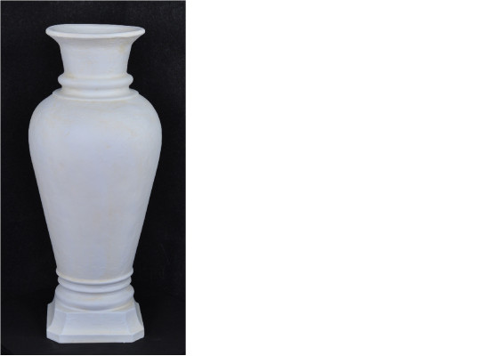 XXL Vase Große Raum Dekoration Blumen Vasen Kübel Antik Stil Deko Medusa 90cm