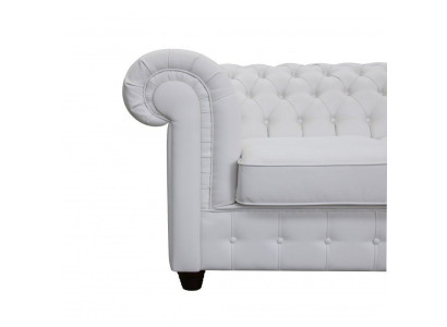 Chesterfield 3+1 Ledersofa Schlafsofa Bettfunktion Leder Couch Sofagarnitur Sofa