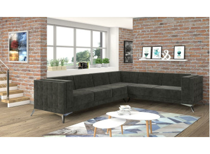 Design Esk Ecksofa L-form Modern Sofas Stoffsofa Couch Wohnlandschaft