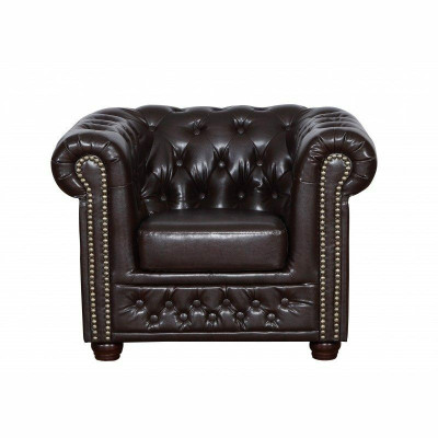 Chesterfield Sofagarnitur Sofa 3+1 Couch Polster Set Sofas Couchen Leder Möbel