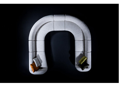 Wohnlandschaft Sitzlandschaft Ecksofa Beige Sofa Moderne Möbel Couch