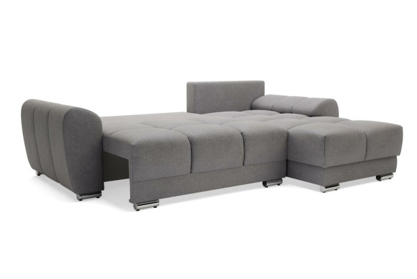 Bequeme Schlafsofa Couch mit Bettfunktion Sofa Polster Eckgarnitur Ecksofa