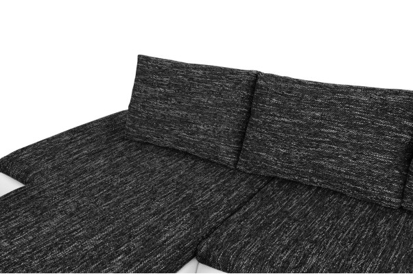 Design Modern Ecksofa L-form Bettfunktion Couch Leder Textil Sofas Neu