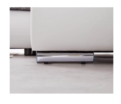 Design Ecksofa Schlafsofa Bettfunktion Couch Leder Textil Polster Sofas Stoff