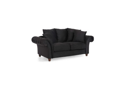 Design Sofa 2 Sitzer Chesterfield Stoff Couch Sofa Polster Sofas Zweisitzer Neu