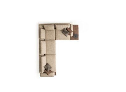 L-Form Sofa mit Ablageflächen Wohnzimmermöbel Couch Sofas Polstermöbel