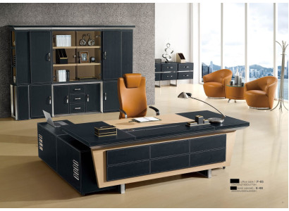 Schreibtische Chef Eckschreibtisch Büro Zimmer Möbel Deko Design Praxis