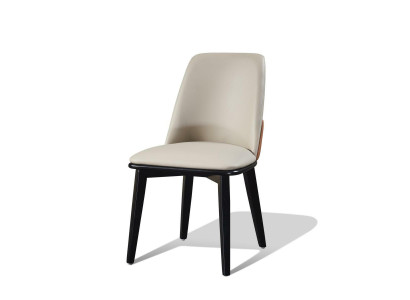 Stuhl Set Sitz Polster Garnitur Esszimmer Modern Stühle Lehn Leder Holz