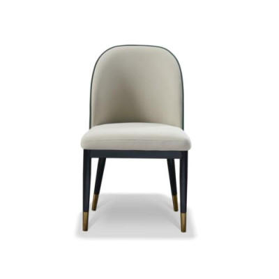 Stuhl Sitz Polster Esszimmer Stühle Lehn Leder Holz Modern 1x Neu
