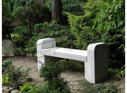 Bank Garten Design Antik Stil Stein Terrassen Möbel Bänke Außen