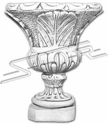 Blumenkübel Natur Pflanz Kübel Dekoration Figur Vasen Blumentöpfe Garten