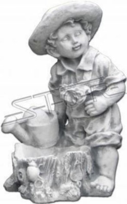 Blumenkübel Pflanz Kübel Natur Dekoration Garten Blumentöpfe Vasen Figur