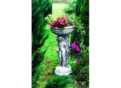 Blumenkübel Pflanz Natur Kübel Dekoration Figur Blumentöpfe Garten Vasen