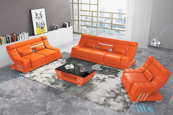 Sofagarnitur Luxus Komplette Couchgarnitur Weiß Kunstleder Sofa 321