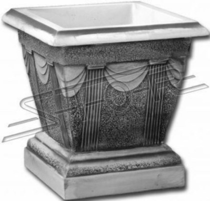 Blumenvase Blumen Kasten Garten Stein Dekoration Deko Blumen