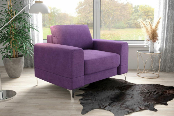 Couch Polster Lehn Stuhl Einsitzer Fernseh Polster Sessel 1 Sitzer Lounge Club