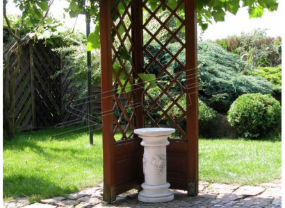 Dekoration Säule Säulen Stein Antik Stil Römische Blumenstander Weiß Ständer
