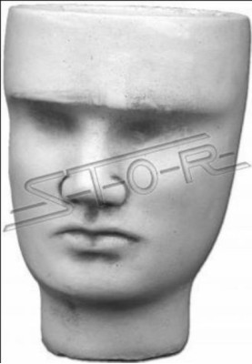 Design Blumentopf Top Planz Kübel Gefäß Figur Deko Töpfe Gesicht Skulptur