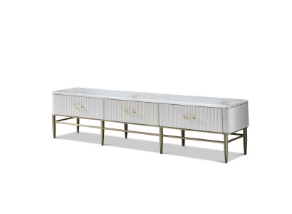 Design Kommode Anrichte Side Dekor Low Board Schrank Wohn Zimmer Regal