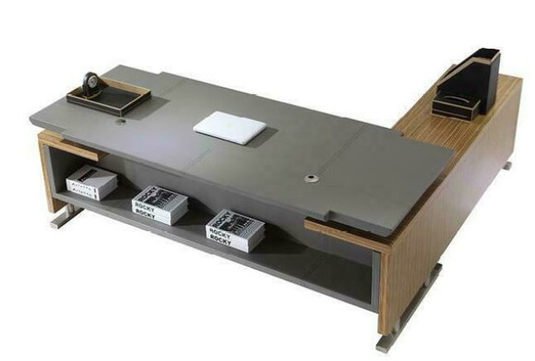 Designer Büro Arbeit Zimmer Set Regal Tisch Sessel Komplett Deko Set Möbel