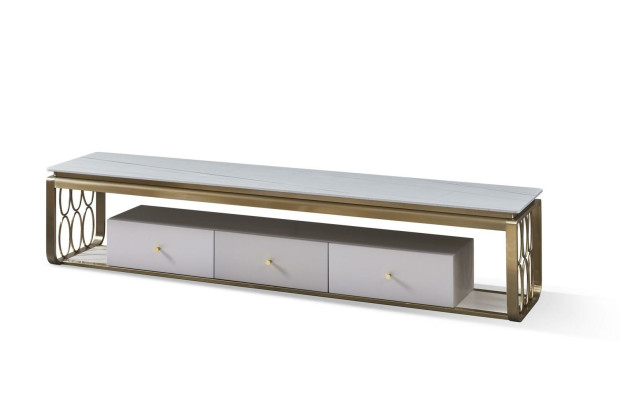 Designer Kommode Anrichte Sideboard Dekorative Schrank Wohn Zimmer Regale