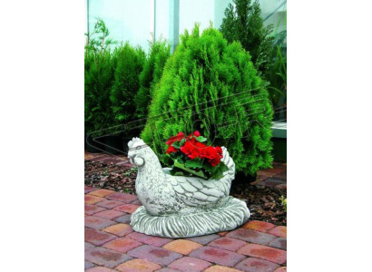 Figur Blumenkübel Pflanz Kübel Dekoration Figur Blumentöpfe Garten