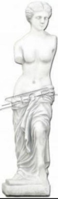 Frau 74cm Skulptur Design Figur Statue Garten Figuren Statuen