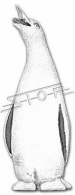 Garten Deko Pinguin Statue Skulptur Figuren Skulpturen Designer Figur