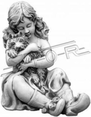 42cm Deko Skulptur Design Figur Statue Garten Figuren Statuen