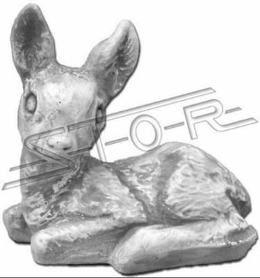 Garten Dekoration Bambi Terrasse Stein Figuren Figur Deko Statue